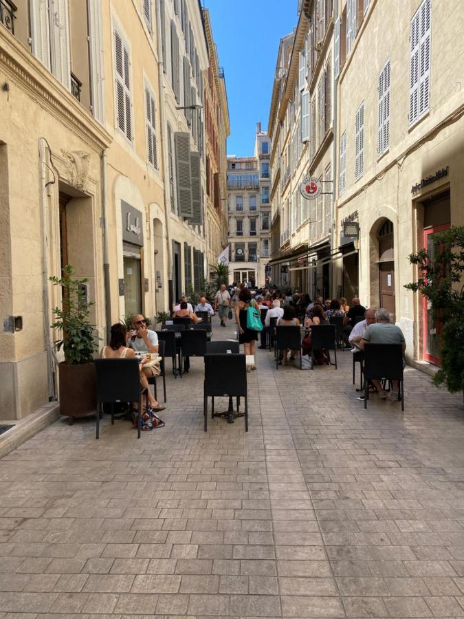 Appartement Haussmannien Rue Pietonne Opera Marseille Exterior photo